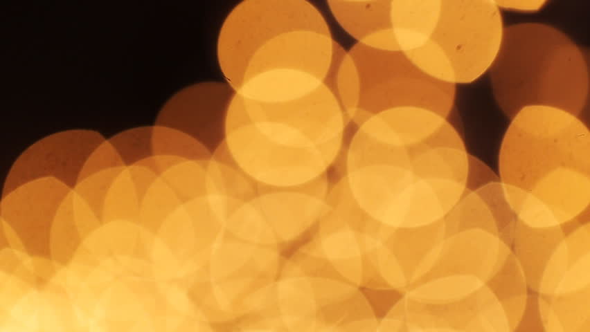 Yellow Lights in Boke Effect Stock Footage Video (100% Royalty-free ...