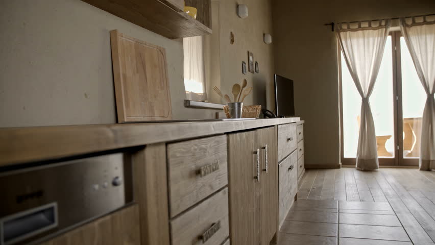 retro wooden kitchen