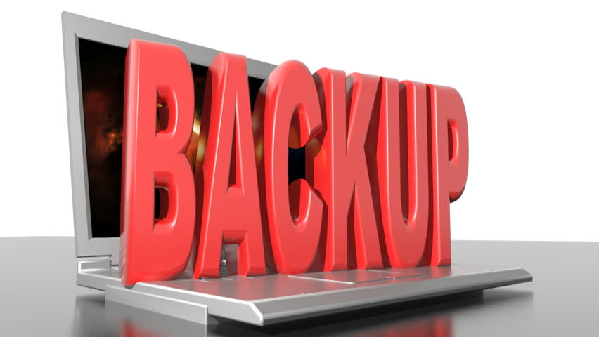 Computer backup - 3D Rendering