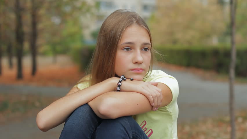 Sad Teenage Girl