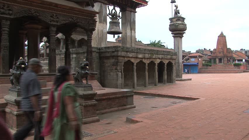 Bhaktapur, an ancient town in the Kathmandu Valley, Nepal.