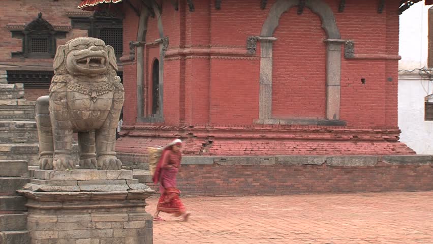 Bhaktapur, an ancient town in the Kathmandu Valley, Nepal.