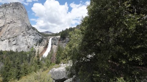 Nevada Fall from the John Muir Trail in Yosemite National Park