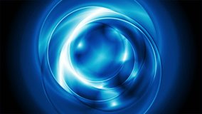 Bright blue abstract rotation motion design. Video animation Ultra HD 4K 3840x2160