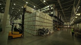 The man on the truck picks up the goods in warehouse - Powered by Shutterstock - Get 15% off with code: PIKWIZARD15