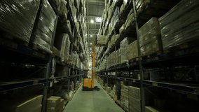 The man on the truck picks up the goods in warehouse - Powered by Shutterstock - Get 15% off with code: PIKWIZARD15