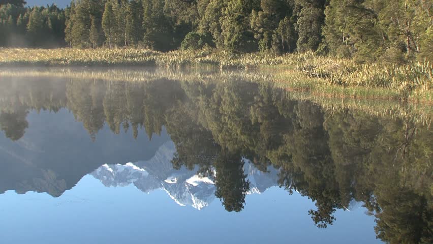 lake matheson, southern island, west coast, fox glacier, New Zealand