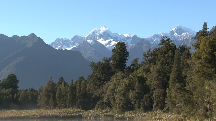 lake matheson, southern island, west coast, fox glacier, New Zealand