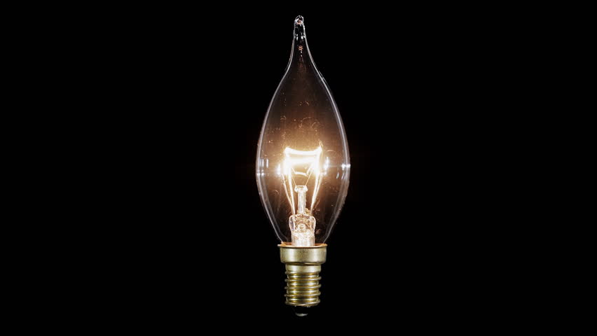 Candle Shaped Lamp Light Bulb Stock, Light Bulb Shaped Lamp