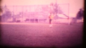 vintage clip of old soccer footage kids