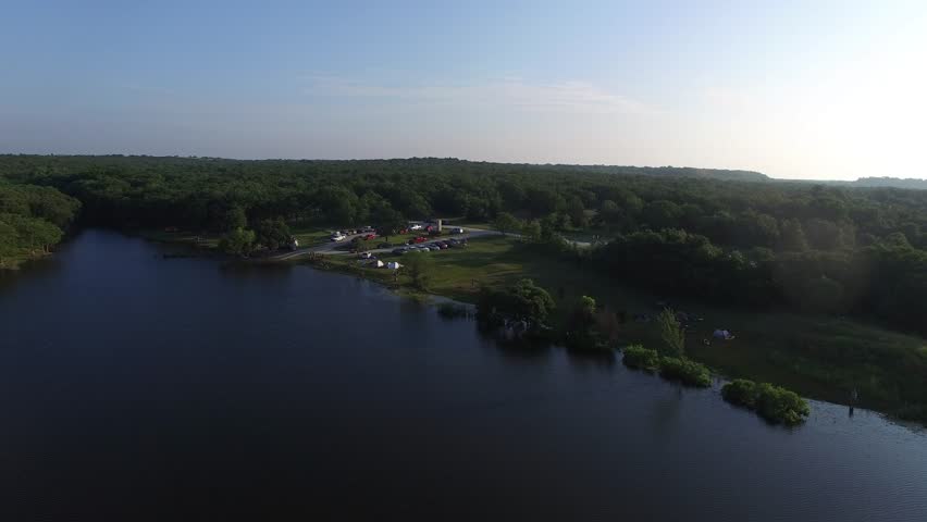 Black Creek Lake in the LBJ Grasslands in Decatur Texas.