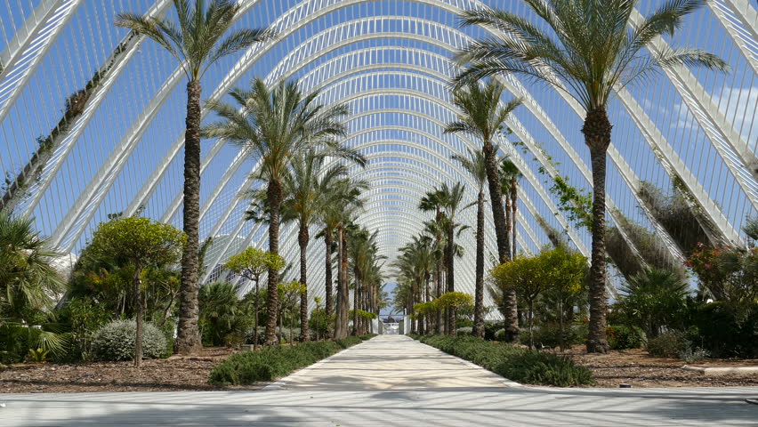 The City of Arts and Sciences, the Umbracle garden