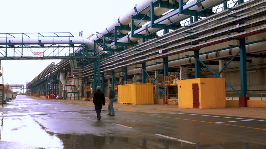 ISRAEL - FEB 2011: footage of a desalination plant in Israel