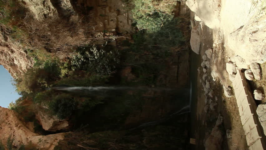 ISRAEL - FEB 2011: footage of a water and pond