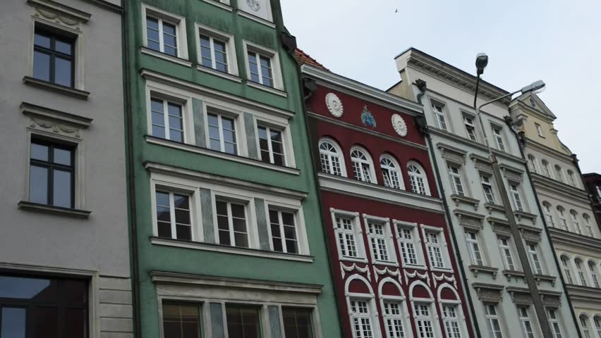 Chlebnicka street in Gdansk. Gdansk (Danzig) is Polish city on Baltic coast, capital of Pomeranian Voivodeship, polish principal seaport and centre of country