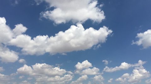 Blue sky amazing background cumulus cloud colorful brilliant 4k blue sky Through growth Seamless computing Time lapse nature rolling puffy soft giant oxygen moving huge white Puffy cloud fluffy sunday