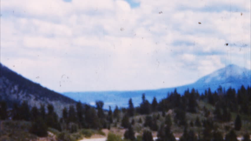 Mountain Panorama Archival 1950s