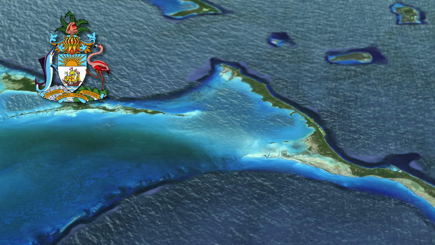 Long Island With Coat Of Arms Animation Map
Districts of Bahamas
