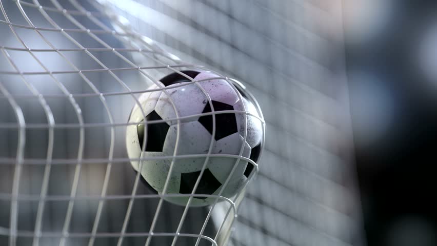 Soccer Ball In Goal Net Stock Footage Video 100 Royalty Free Shutterstock