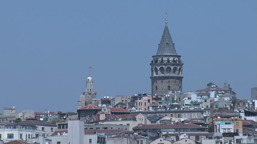 Galata Tower in Istanbul-Turkey