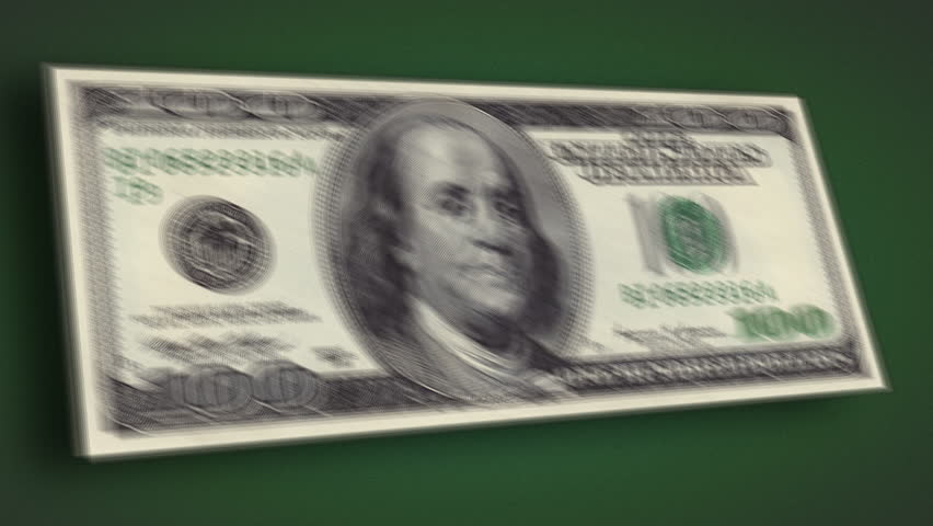 U.S. $100 Dollar Bill Explodes HD