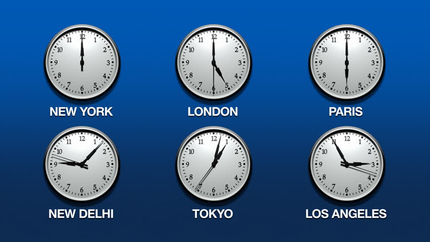 International Time Zones HD Loop