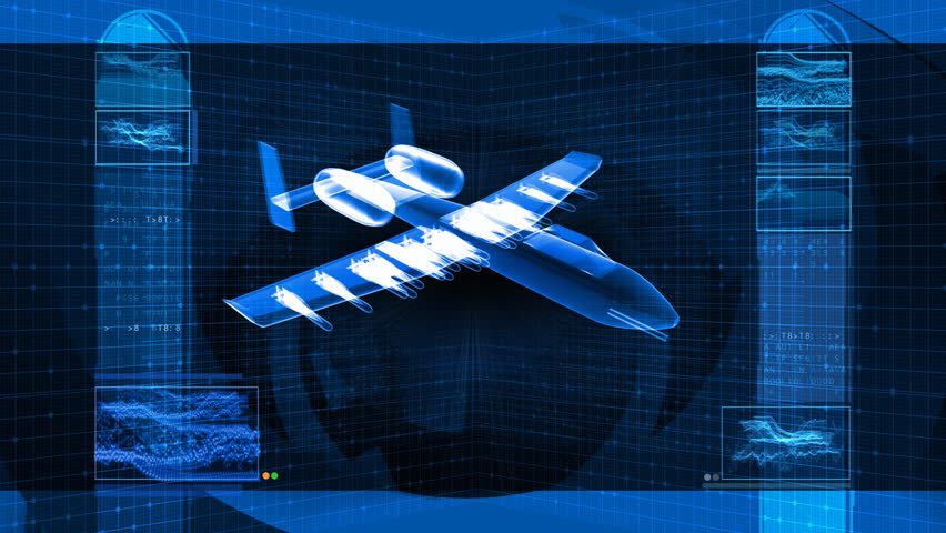 Military Fighter Jet 3D Design Schematic