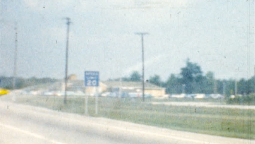 Driving Through Midwest Archival 1950s