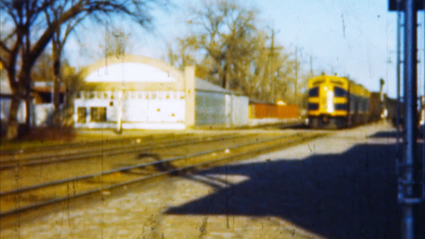 Locomotive Train Archival 1950s
