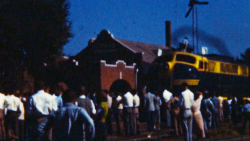 Locomotive Train Archival 1950s