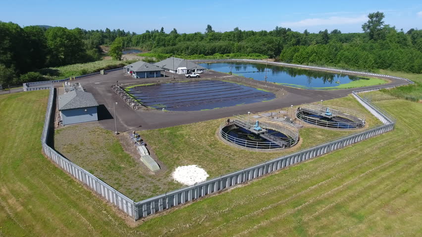 Small industrial sewage treatment plant in the Olympic Peninsula Wa. State.