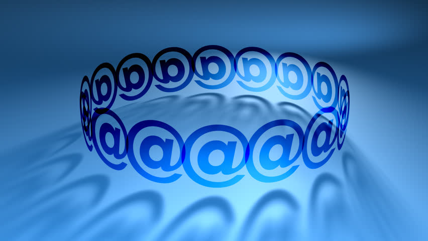 Email Symbol Circle Animation Graphics