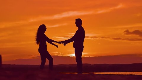 Man And Woman Spinning Hold Stock Footage Video 100 Royalty Free Shutterstock