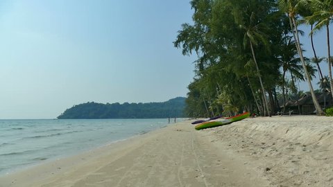 Drone Fly Along The Pantai Stock Footage Video 100 Royalty Free 1016956987 Shutterstock