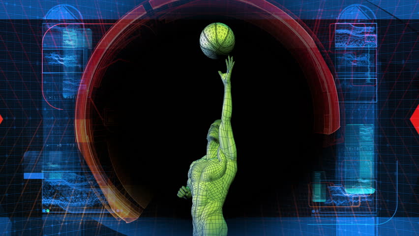 Basketball Player Bio-Science Tech Display