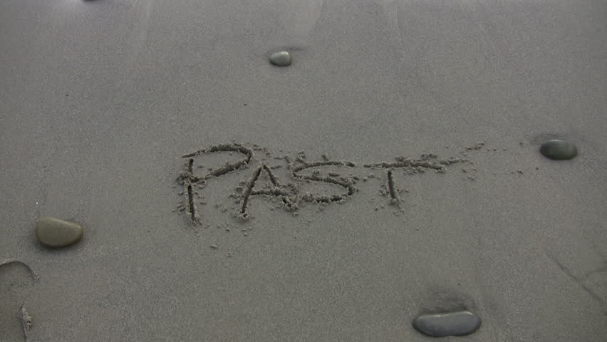 PAST' Washed Away on Sandy Beach