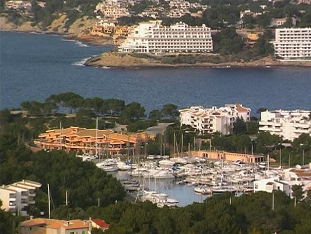 Yacht harbor Santa Ponsa, Majorca, Spain, take 1