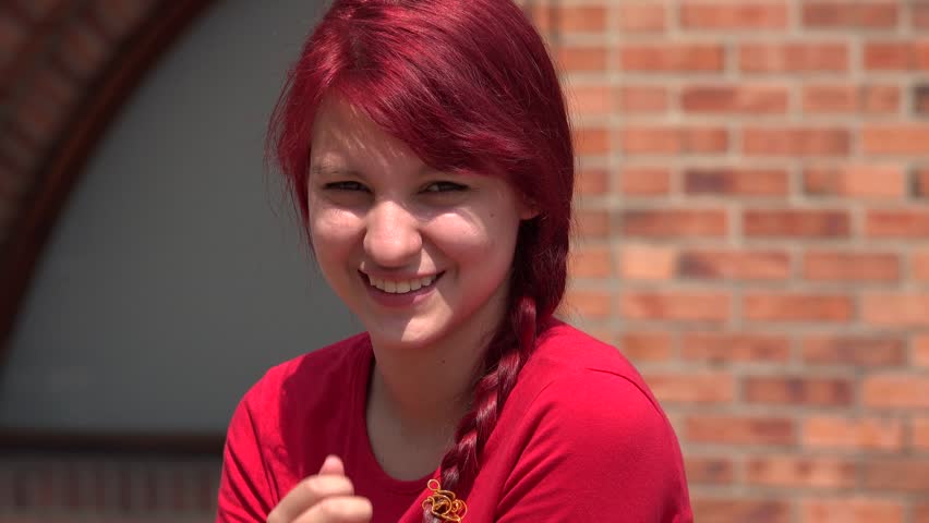 Happy Smiling Teen Girl