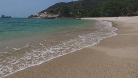 Koh Phangan Thailand earial beach view