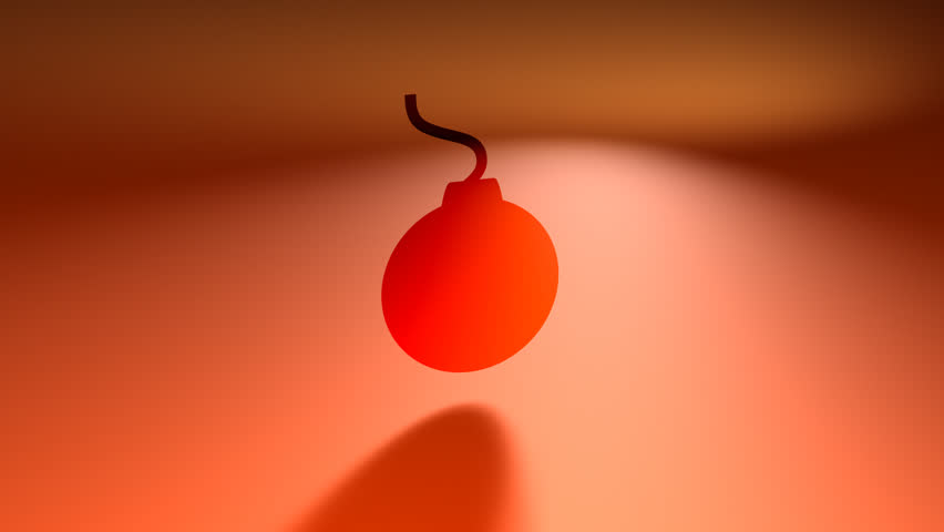 Bomb Orange Vector Animation