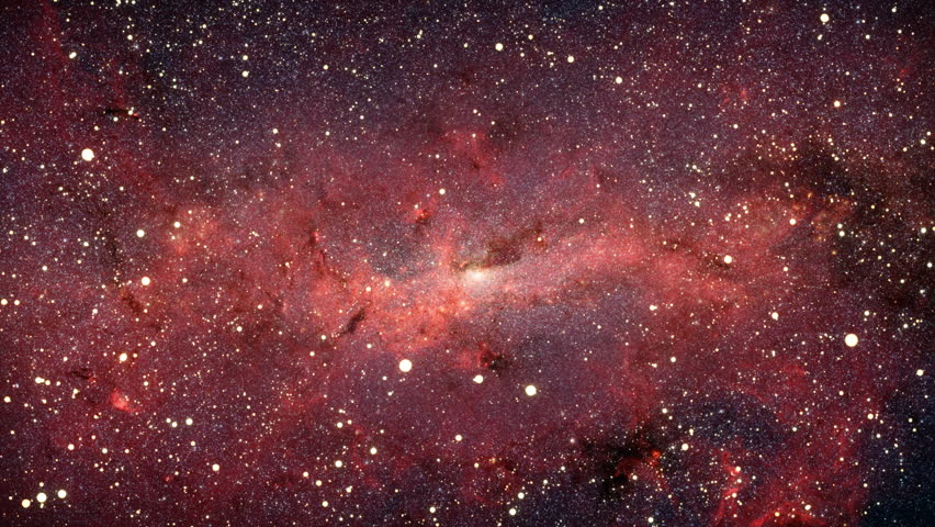Milky Way Galaxy Moving Into the Center