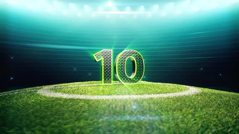 Soccer Countdown 10 to 1 in the Single Combined File. Including Outro.