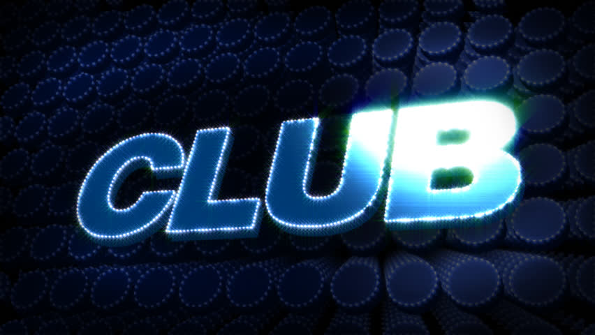 Club Glitz Sparkle Text