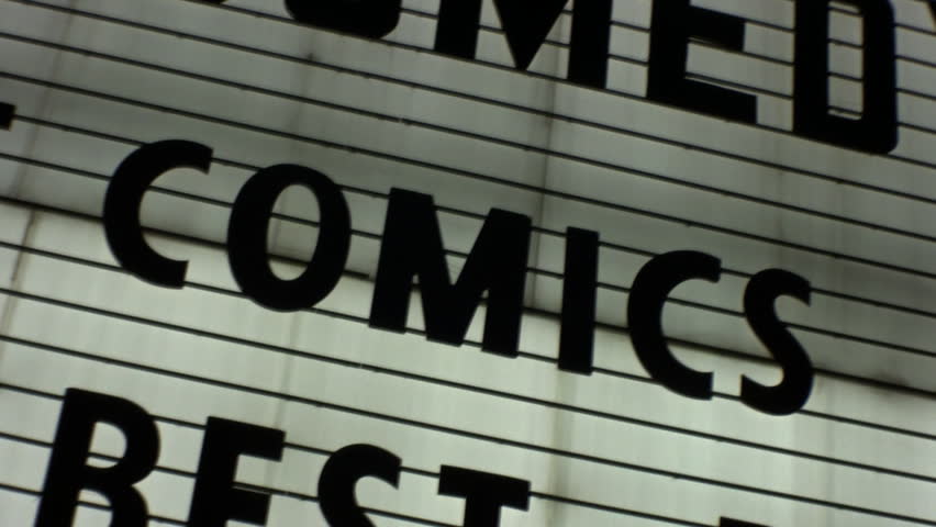 COMICS' Show Marquee Sign