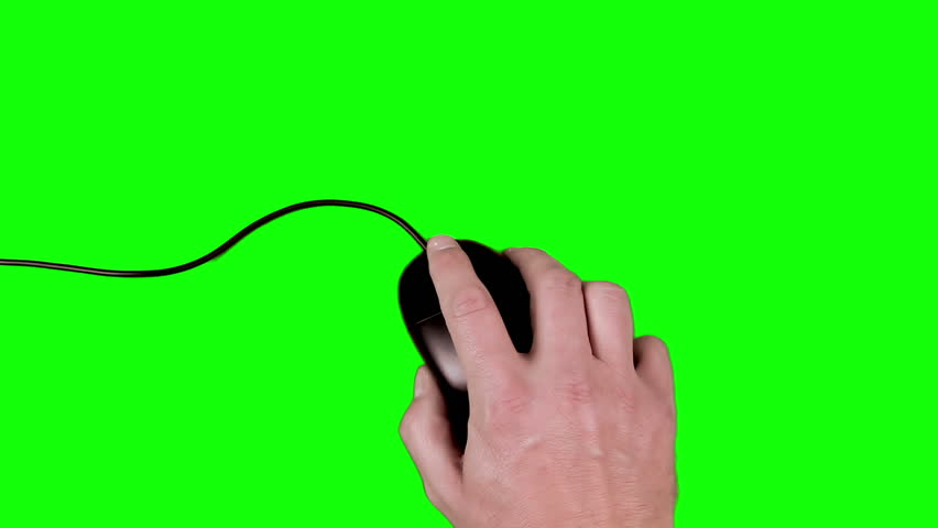Scrolling with Computer Mouse Chroma Key Matte