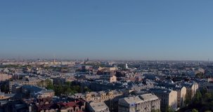 St. Petersburg, Russia, overhead aerial shot. 