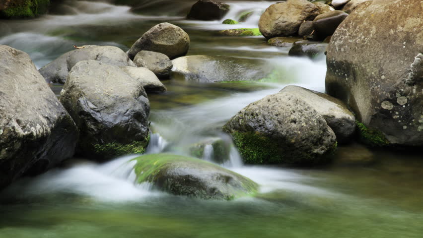 Creek Water Stylized Time-lapse