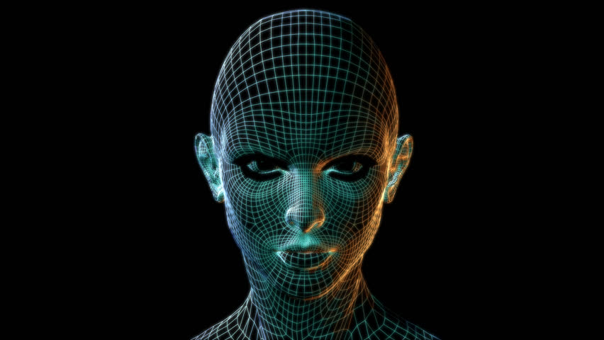 Cyber Woman Face - Bionic Tech