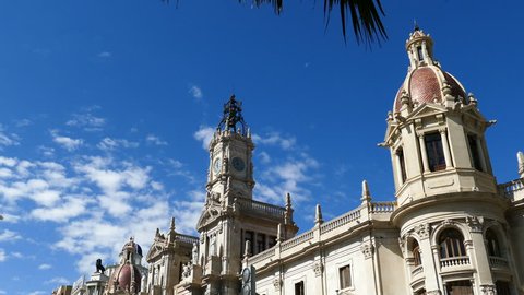 Town Hall in the Historical Center of Valencia
