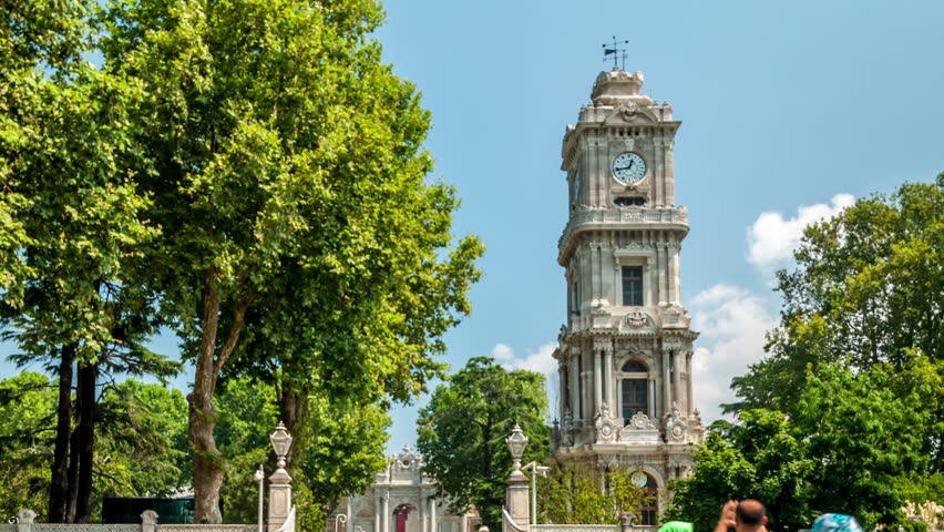 Istanbul. Dolmabahce clock tower. 